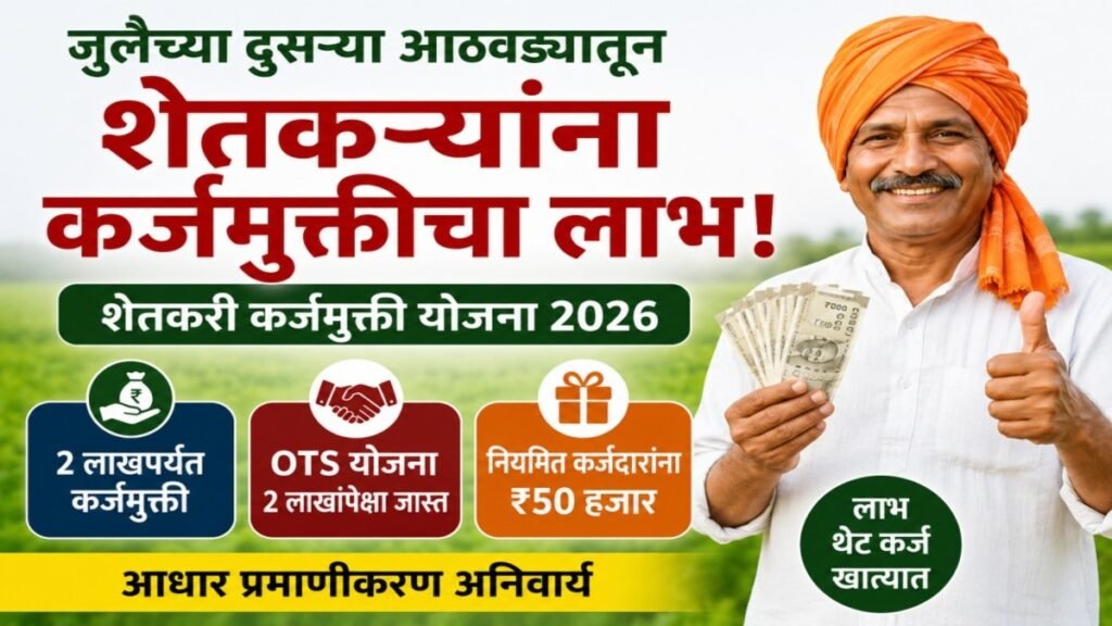 शेतकरी कर्जमाफी 2026